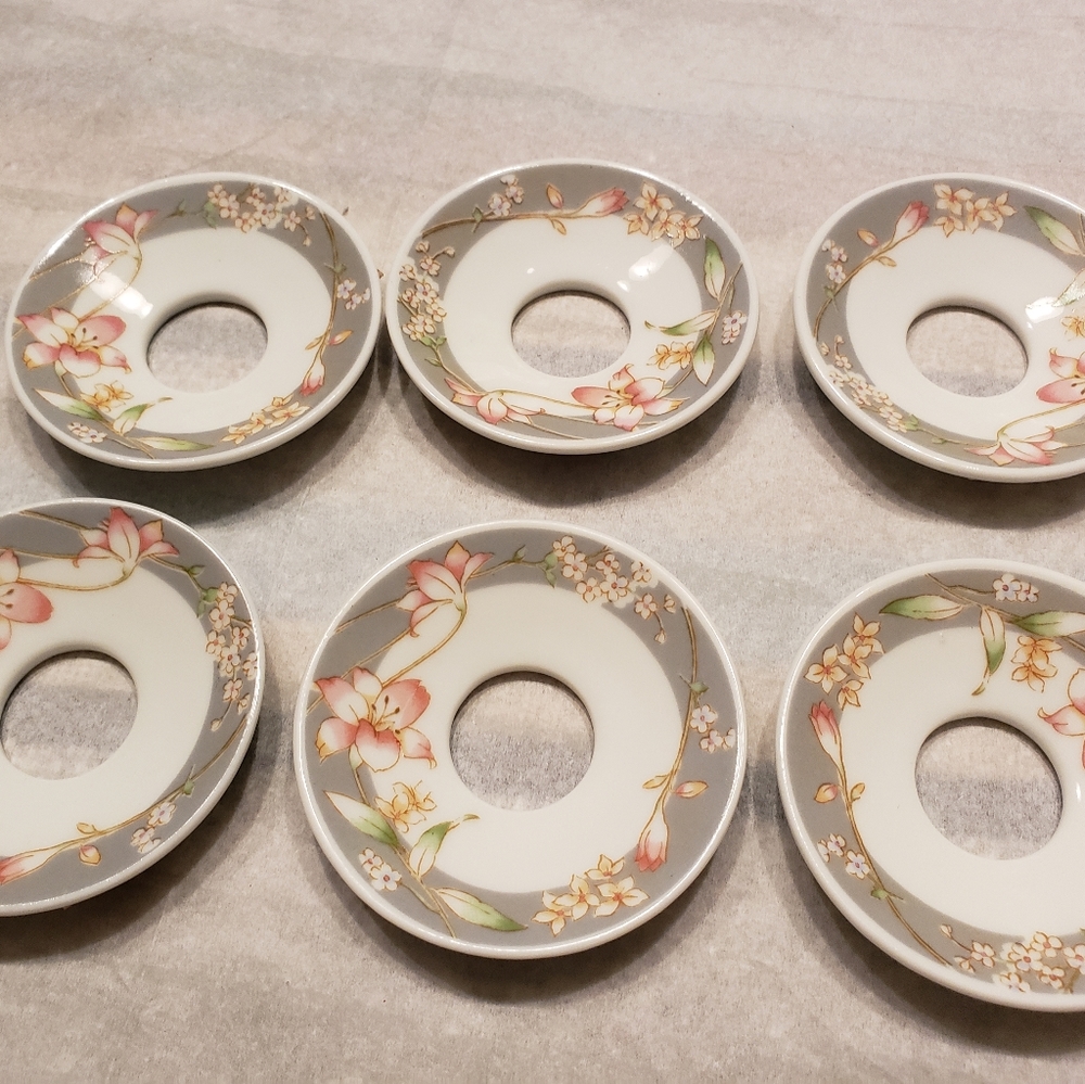 Vintage beacon Hill candle drip catchers